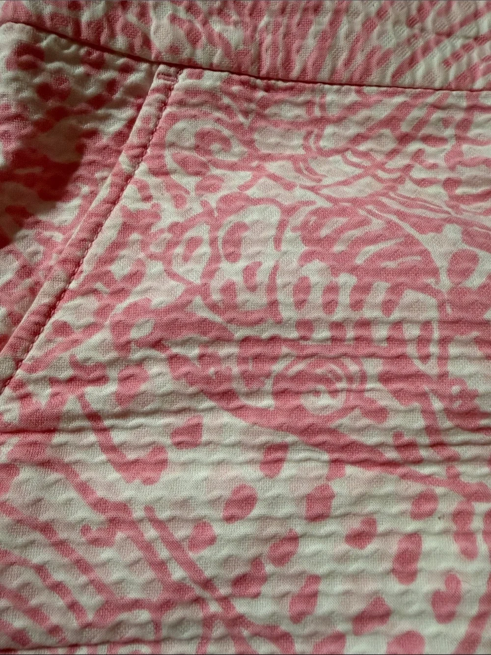 Lilly Pulitzer Pink Scallop-Hem High Waist Shorts